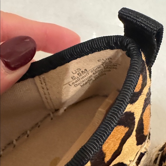 Sam Edelman Carrin Leopard Calf Hair Platform  Espadrille 6.5 NWOB